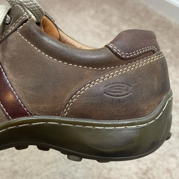 Skechers 4400 Vintage 90’s Y2K Brown Leather Lace-Up Driver Shoes Men\'s Size 8 main image 15